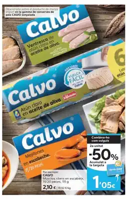 Caprabo CALVO Musclos xilens en escabetx oferta