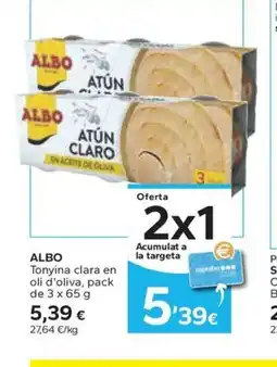 Caprabo ALBO Tonyina clara en oli d'oliva oferta