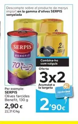 Caprabo SERPIS Olives farcides Benefit oferta