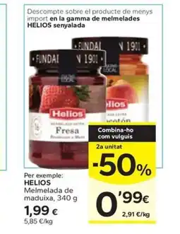 Caprabo HELIOS Melmelada de maduixa oferta