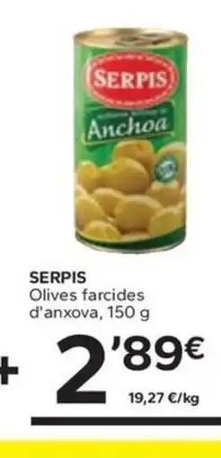 Caprabo SERPIS Olives farcides d'anxova oferta
