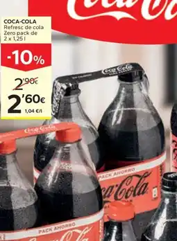 Caprabo COCA-COLA Refresc de cola Zero oferta