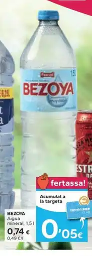 Caprabo BEZOYA Aigua mineral oferta