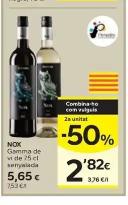 Caprabo NOX Gamma de vi oferta