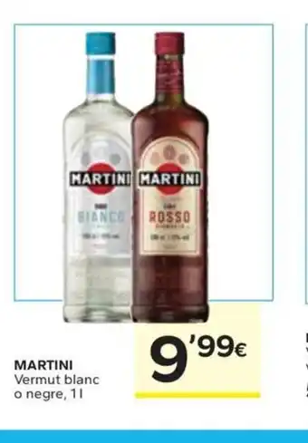 Caprabo MARTINI Vermut blanc o negre oferta