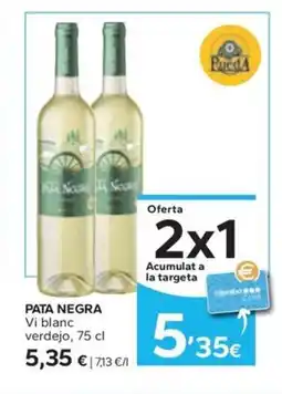 Caprabo PATA NEGRA Vi blanc verdejo oferta