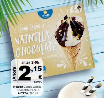 Masymas ALTEZA Helado Conos Vainilla-Chocolate oferta