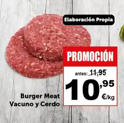 Masymas Burger Meat Vacuno y Cerdo oferta