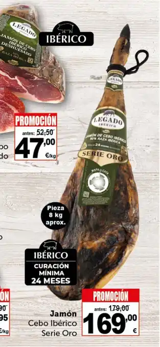Masymas Jamón Cebo Ibérico Serie Oro oferta