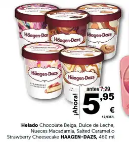 Masymas HAAGEN-DAZS Helado Chocolate Belga, Dulce de Leche, Nueces Macadamia, Salted Caramel o Strawberry Cheesecake oferta