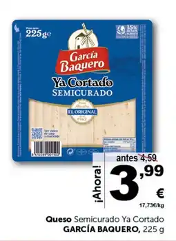Masymas GARCÍA BAQUERO Queso Semicurado Ya Cortado oferta