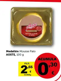 Masymas AOSTE Medallón Mousse Pato oferta