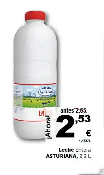 Masymas ASTURIANA Leche Entera oferta