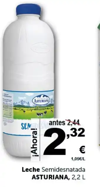 Masymas ASTURIANA Leche Semidesnatada oferta