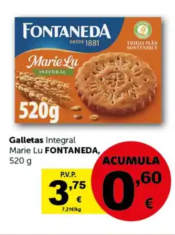 Masymas FONTANEDA Galletas Integral Marie Lu oferta