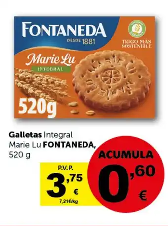 Masymas FONTANEDA Galletas Integral Marie Lu oferta