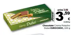 Masymas EUROCHOC Chocolate Crema Pistacho Dubai oferta