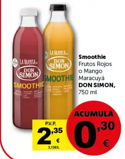 Masymas DON SIMON Smoothie Frutos Rojos o Mango oferta