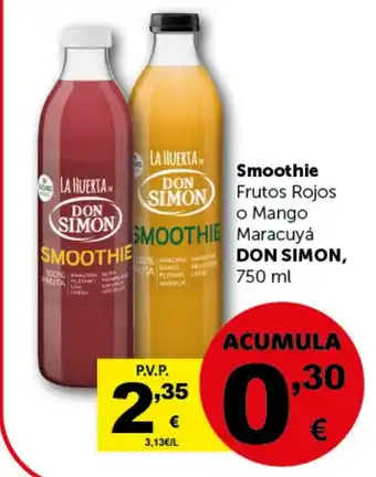 Masymas DON SIMON Smoothie Frutos Rojos o Mango oferta