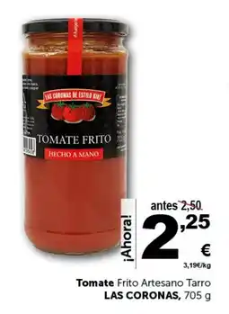 Masymas LAS CORONAS Tomate Frito Artesano Tarro oferta