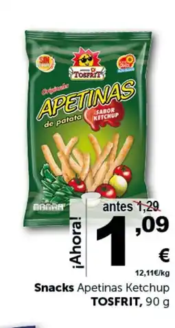 Masymas TOSFRIT Snacks Apetinas Ketchup oferta