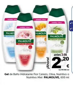 Masymas PALMOLIVE Gel de Baño Hidratante Flor Cerezo, Oliva, Nutritivo o Nutritivo Miel oferta