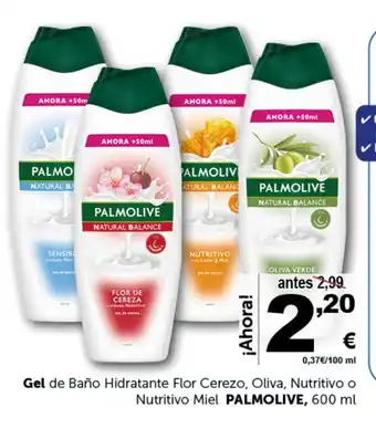 Masymas PALMOLIVE Gel de Baño Hidratante Flor Cerezo, Oliva, Nutritivo o Nutritivo Miel oferta