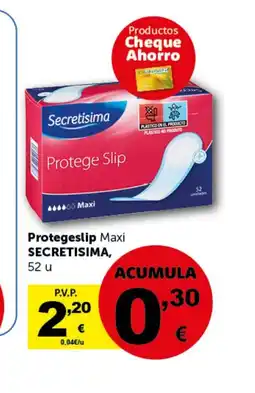 Masymas SECRETISIMA Protegeslip Maxi oferta