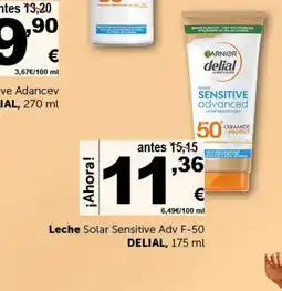 Masymas DELIAL Leche Solar Sensitive Adv F-5delial oferta