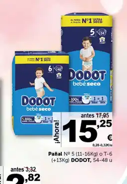 Masymas DODOT Pañal oferta