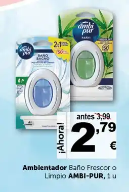 Masymas AMBI-PUR Ambientador Baño Frescor o Limpio oferta