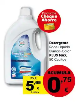 Masymas PLUS MAX Detergente Ropa Líquido Blanco-Color oferta