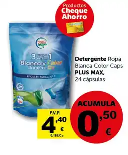 Masymas PLUS MAX Detergente Ropa Blanca Color Caps oferta