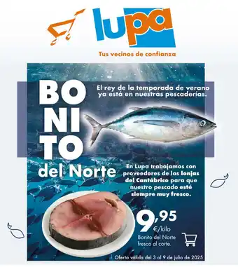 Supermercados Lupa Bonito del Norte fresco oferta