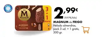 Supermercados Lupa MAGNUM de FRIGO Helado almendras oferta