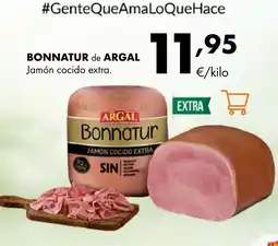 Supermercados Lupa BONNATUR de ARGAL Jamón cocido extra oferta