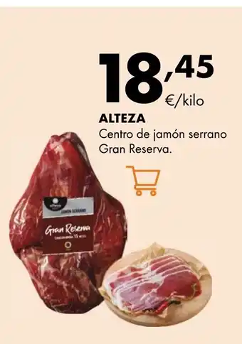 Supermercados Lupa ALTEZA Centro de jamón serrano oferta