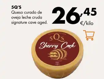 Supermercados Lupa 5Q'S Queso curado de oveja leche cruda signature cave aged oferta
