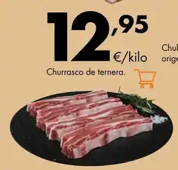 Supermercados Lupa Churrasco de ternera oferta