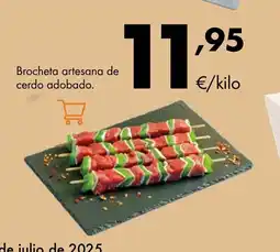 Supermercados Lupa Brocheta artesana de cerdo adobado. oferta