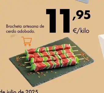 Supermercados Lupa Brocheta artesana de cerdo adobado. oferta