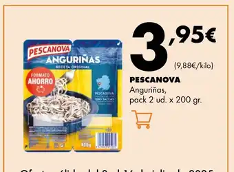 Supermercados Lupa PESCANOVA Anguriñas oferta