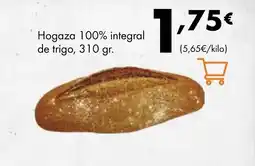 Supermercados Lupa Hogaza 100% integral de trigo oferta