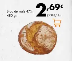 Supermercados Lupa Broa de maíz 47% oferta