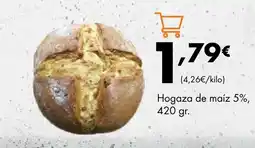 Supermercados Lupa Hogaza de maíz 5% oferta