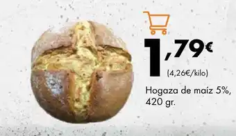 Supermercados Lupa Hogaza de maíz 5% oferta