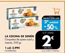 Supermercados Lupa LA COCINA DE SENÉN Croquetas de queso azul y nueces oferta
