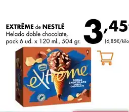 Supermercados Lupa EXTRÊME de NESTLÉ Helado doble chocolate oferta
