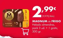 Supermercados Lupa MAGNUM de FRIGO Helado almendras oferta