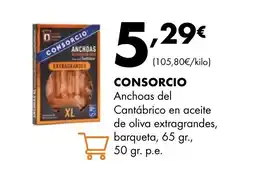 Supermercados Lupa CONSORCIO Anchoas del Cantábrico en aceite de oliva extragrandes oferta